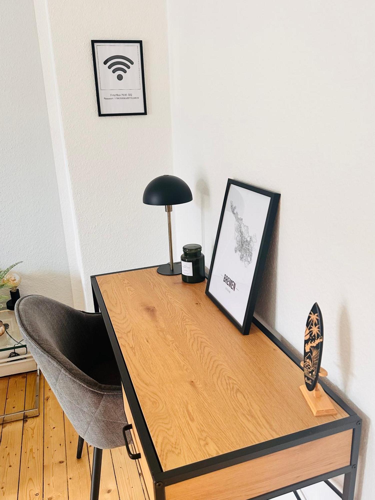 Schoenes 2-Zimmer-Apartment In Bremen, Findorff Buitenkant foto