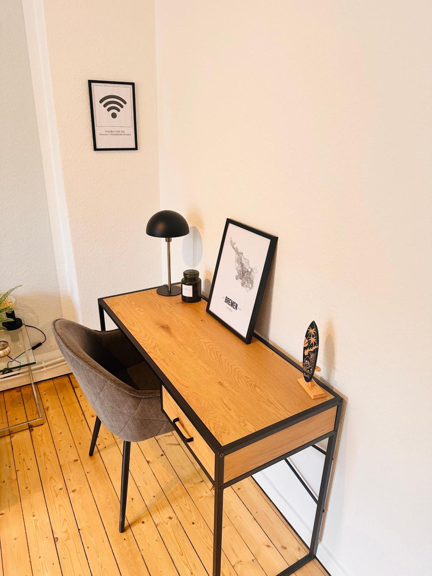Schoenes 2-Zimmer-Apartment In Bremen, Findorff Buitenkant foto