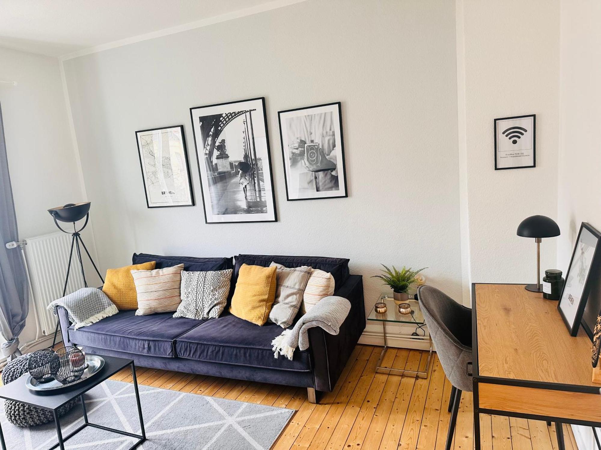 Schoenes 2-Zimmer-Apartment In Bremen, Findorff Buitenkant foto